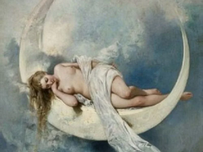 1846-Giuseppe Calì - Donna sulla Luna, 1912